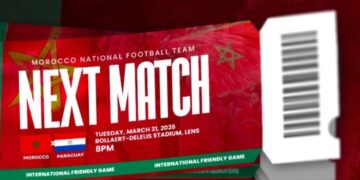 Ticket sales for Morocco’s upcoming international friendly against Paraguay will officially open on Monday at 6 p.m.