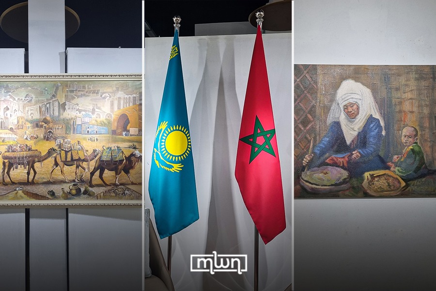 INEX Gallery Brings Al-Farabi’s Story to Life Through Zhanuzak Musapir’s Mural Vision