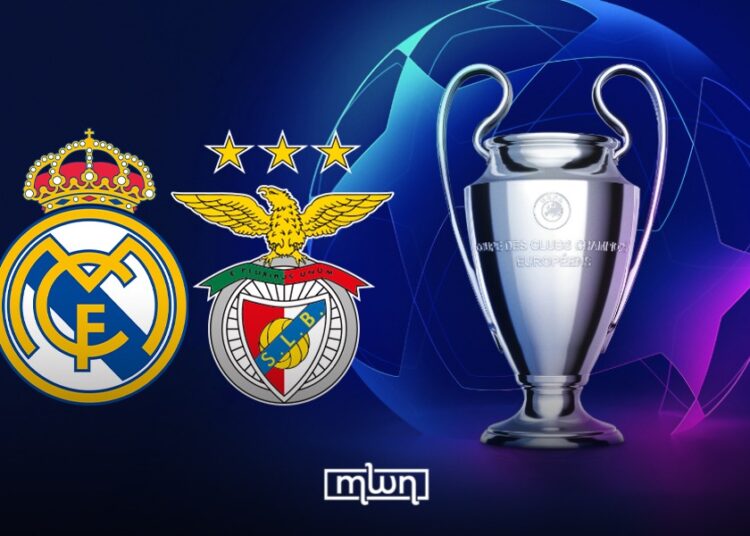 Real Madrid host Benfica tonight at the Bernabeu in the Champions League playoff round of 32. The winner will move on to the last 16.