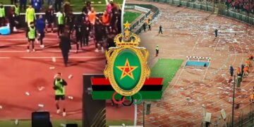 FAR Rabat players were subjected to hostile acts from sections of Al Ahly supporters during their CAF Champions League group stage