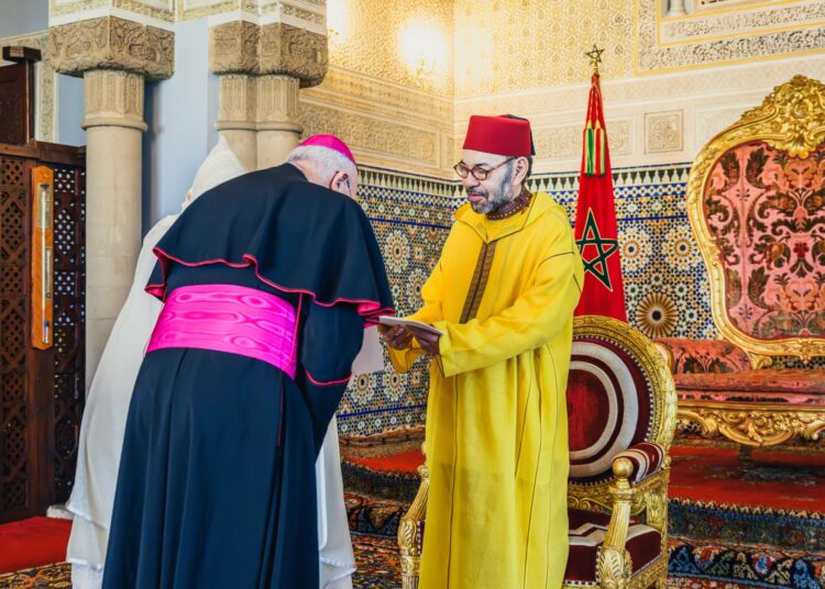 King Mohammed VI received 21 foreign ambassadors at the Royal Palace in Rabat on Thursday.