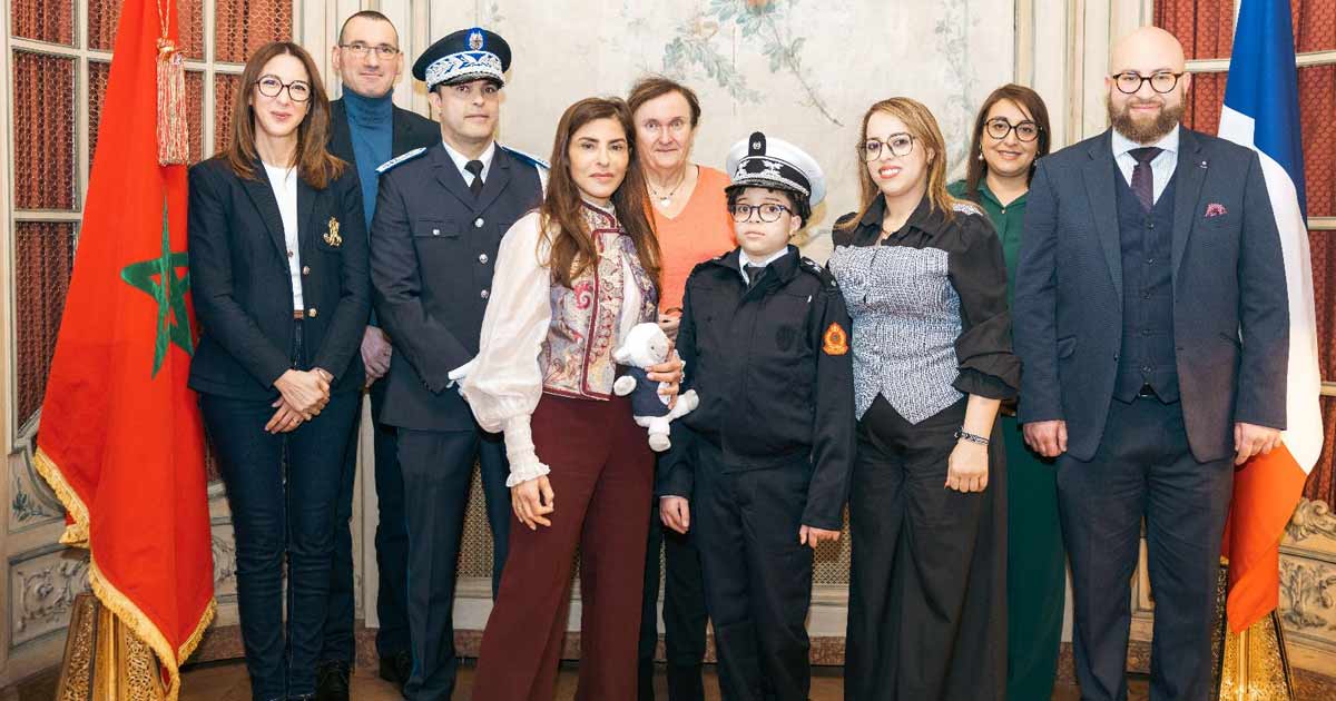 Morocco’s Embassy in Paris Honors Young Moroccan Battling Rare Disease