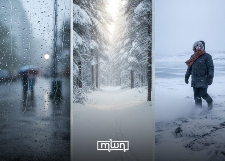 New Weather Alert Forecasts Cold Weather, Heavy Rainfall, Snow and Wind in Morocco