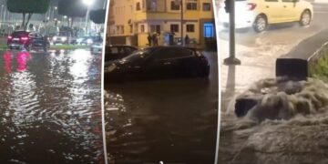 Heavy Rain Floods Sale Streets Amid Widespread Storms in Morocco