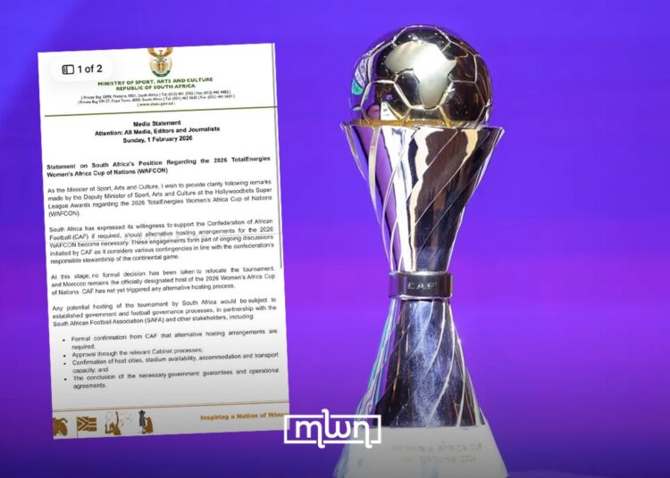 South Africa Clarifies Position on Hosting 2026 Women’s AFCON