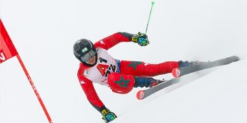 Winter Olympics 2026: Meet the Moroccan Skier Who Bet on Dyeing the Star of Morocco in His Hair