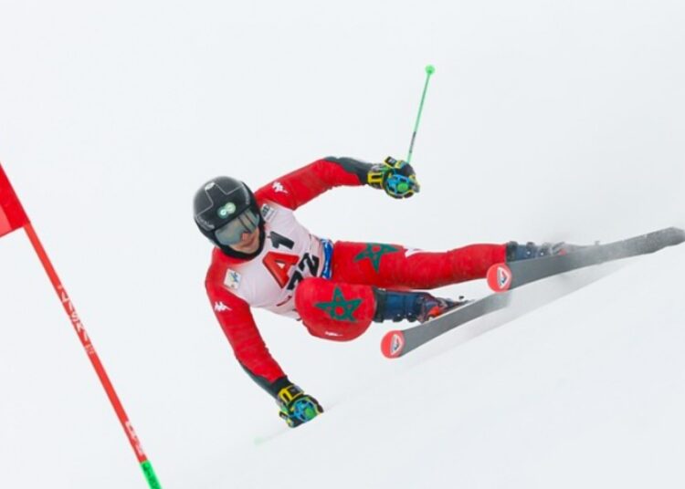 Winter Olympics 2026: Meet the Moroccan Skier Who Bet on Dyeing the Star of Morocco in His Hair