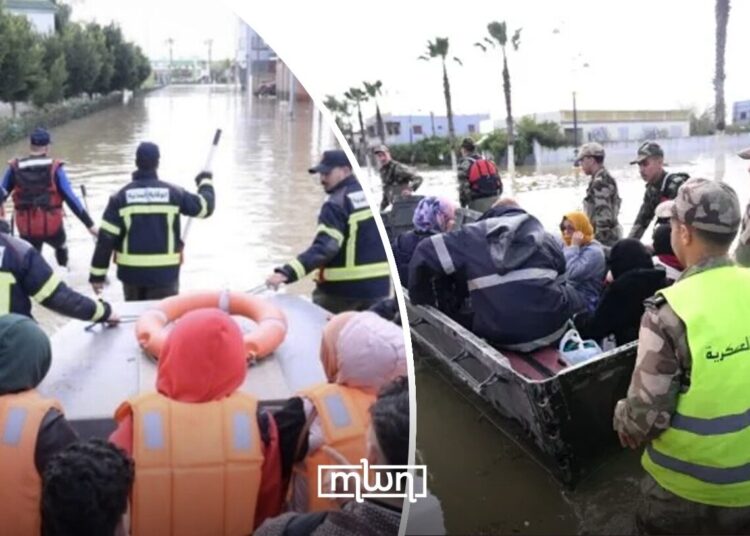 Flood-Affected Residents From Ksar El Kebir Receive Shelter in Tangier
