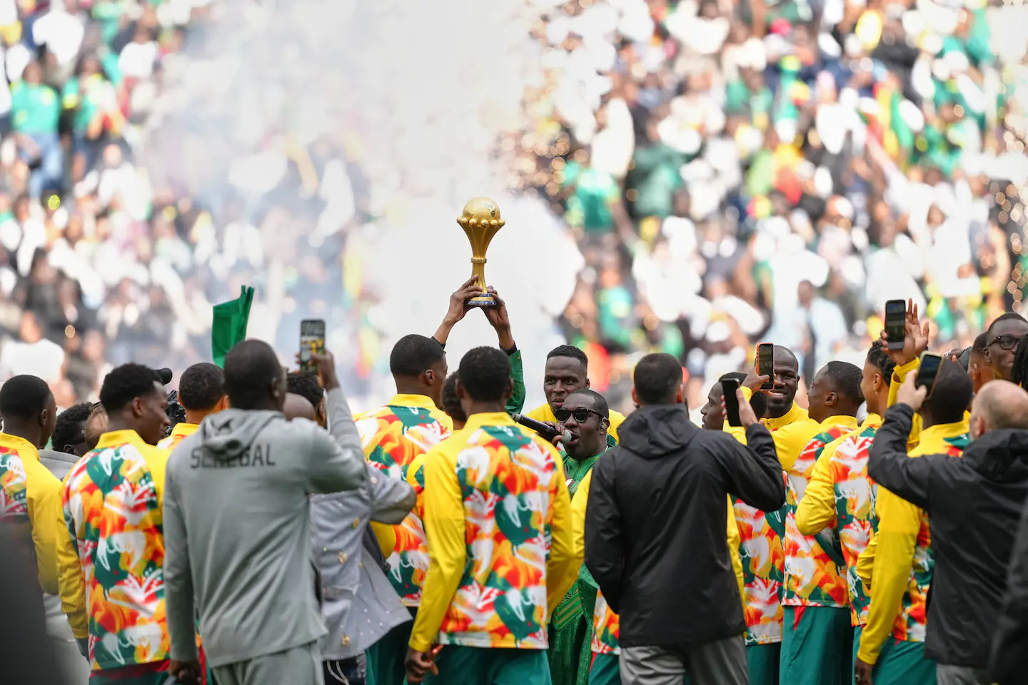 AFCON 2025: Senegal’s Trophy Parade Is a Dance of Slaughtered Rooster