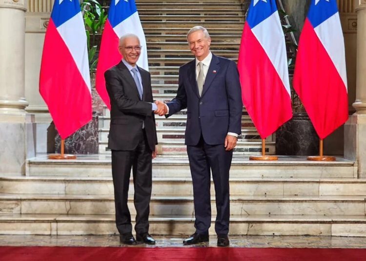 Chile’s newly inaugurated far-right President José Antonio Kast received Moroccan Parliament Speaker Rachid Talbi El Alami in Santiago on Wednesday.