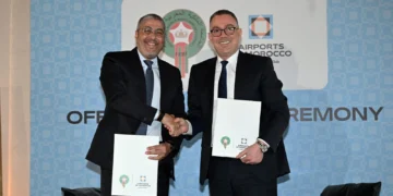 FRMF President Fouzi Lekjaa and ONDA Director General Adel El Fakir.
