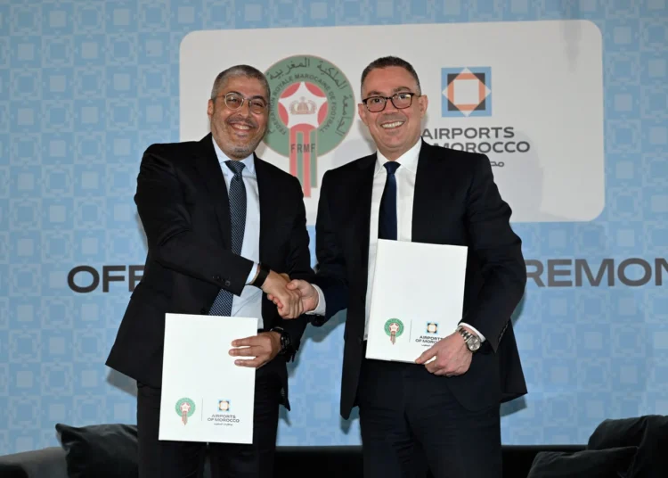 FRMF President Fouzi Lekjaa and ONDA Director General Adel El Fakir.