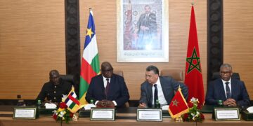 Morocco’s Minister of Justice Abdellatif Ouahbi and his Central African Republic counterpart Djoubaye Abazène Arnaud signed a memorandum of understanding on judicial administration cooperation at the Ministry of Justice headquarters in Rabat on Wednesday.