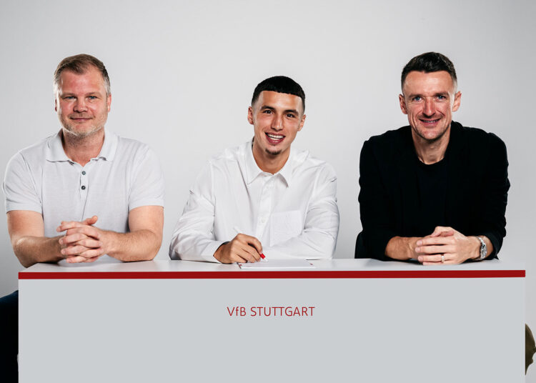 The 21-year-old joined the Bundesliga club on loan in September.