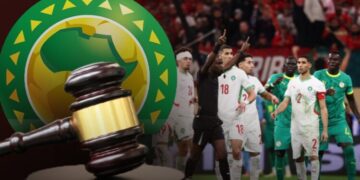Image of Morocco team with the rule of law.