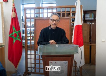 Pr.Hiroto Kobayashi at the National School of Architecture in Rabat.