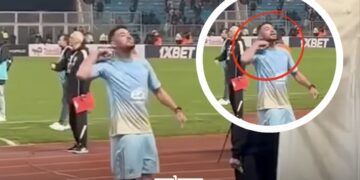 A controversial moment happened at the end of the CAF Champions League match between Esperance and Al-Ahly.