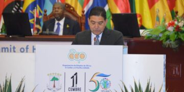 Minister Nasser Bourita at the OACPS.
