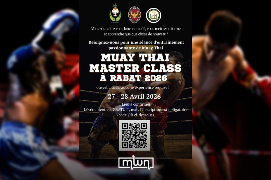 Thai Embassy to Hold Free Muay Thai Master Class in Rabat