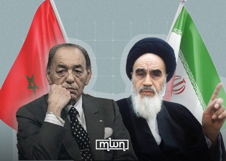 King Hassan II and Ayatollah Ruhollah Khomeini.