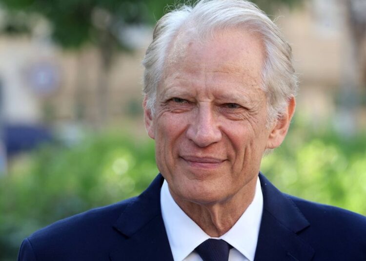 Former French Prime Minister Dominique de Villepin US iran war