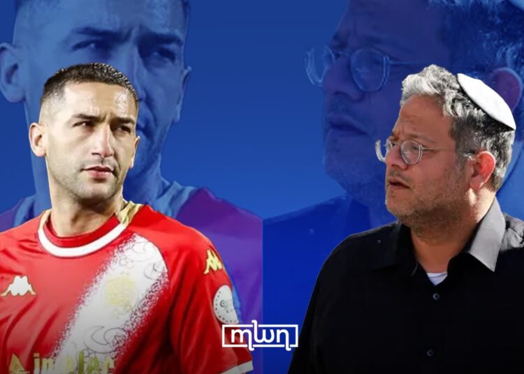 Hakim Ziyech’s stance on Palestine has drawn a direct response from Israeli National Security Minister Itamar Ben-Gvir