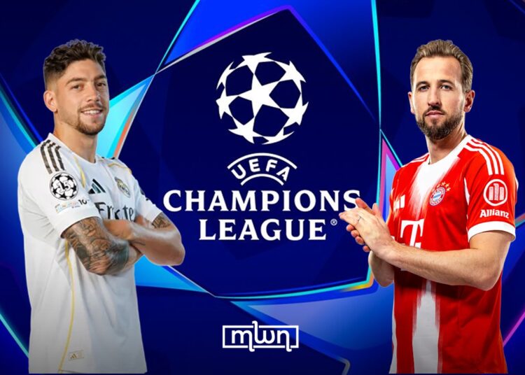Real Madrid host Bayern Munich tonight at the Bernabeu in the first leg of their Champions League quarter-final.