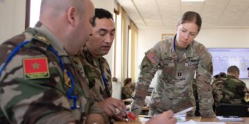 More than 400 multinational service members gathered in Agadir, Morocco, on April 20 to begin the academic phase of African Lion 2026.