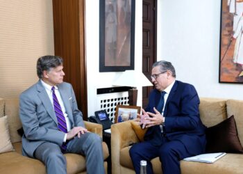 Head of Government Aziz Akhannouch received today the US Deputy Secretary of State Christopher Landau in Rabat.
