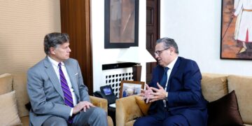 Head of Government Aziz Akhannouch received today the US Deputy Secretary of State Christopher Landau in Rabat.