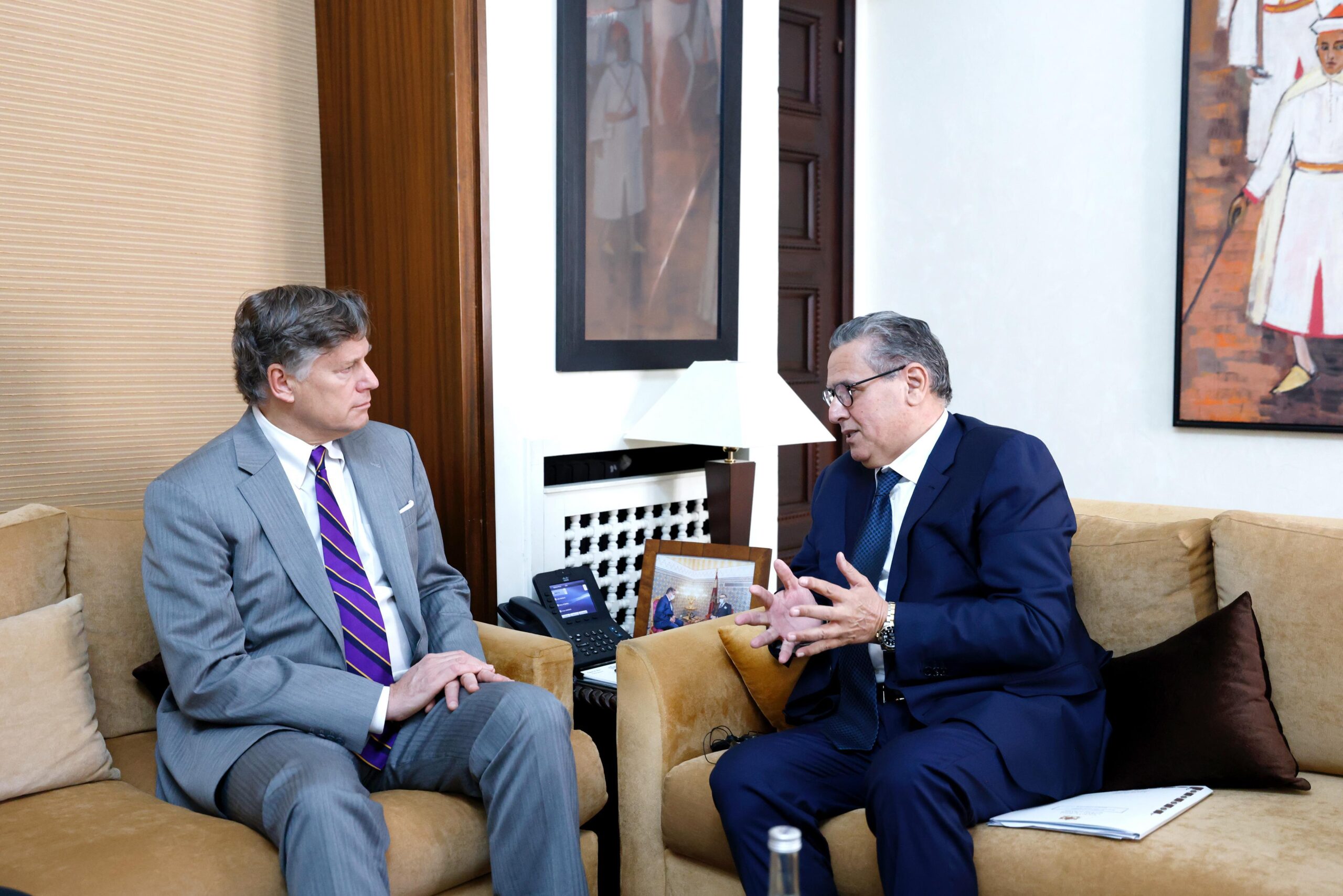 Akhannouch Hosts Landau as Morocco-US Mark 250 Years of Unbroken Ties
