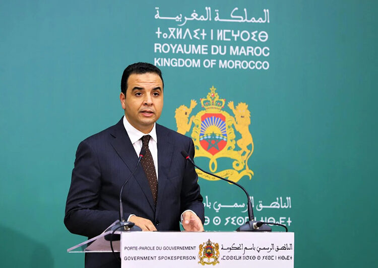 Government spokesperson Mustapha Baitas.