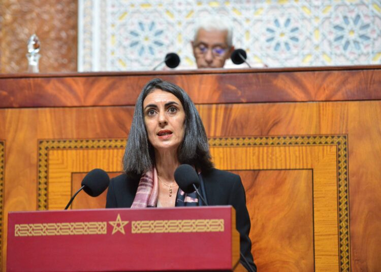 Morocco’s Economy and Finance Minister Nadia Fettah Alaoui.