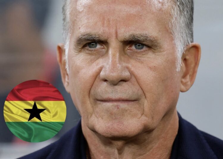 Carlos Queiroz Takes Charge of Ghana Just Before the World Cup