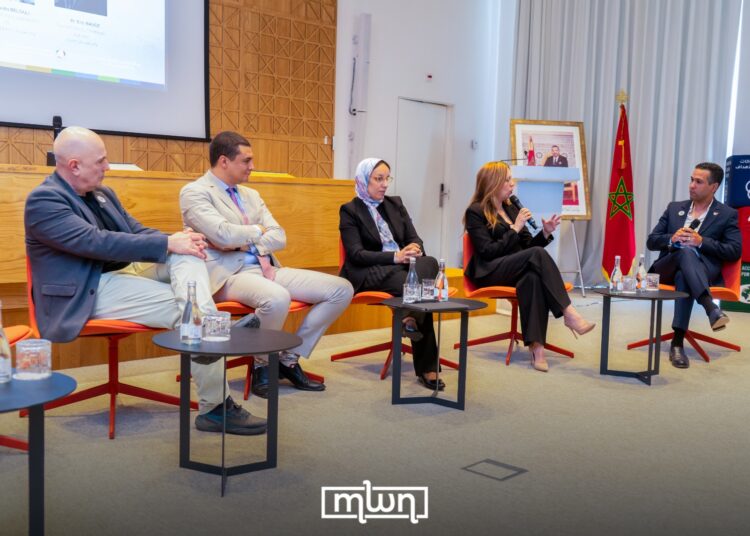 The first panel, “AI & Sustainability – Challenges & Opportunities,” assembled voices from UM6P’s College of Computing, Mohamed First University, the Hassan II International Center for Environmental Training, and Canada’s Laval University to interrogate the dual nature of AI as both an accelerant of climate risk and a potential instrument of decarbonization.