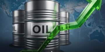 Visual depicting oil prices increasing globally.