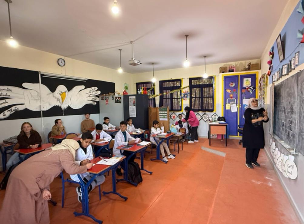 There are schools for the deaf here in Morocco. But Marrakech is one of Morocco’s largest municipalities and it is only serviced by Koutoubia’s deaf school.