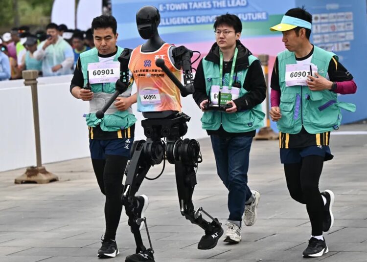 Humanoid Robots Outpace Human Runners in Beijing Half Marathon