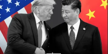 US President Donald Trump arrived in Beijing today for a closely watched summit with Chinese President Xi Jinping, as tensions over trade