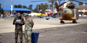 The inaugural drone academics class under African Lion 2026.