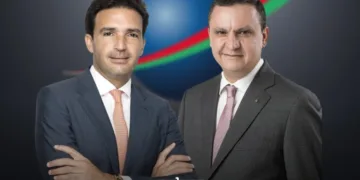Mehdi Tazi and Mohamed Bachiri, the sole candidates for the presidency and vice-presidency of Morocco’s General Confederation of Enterprises (CGEM).