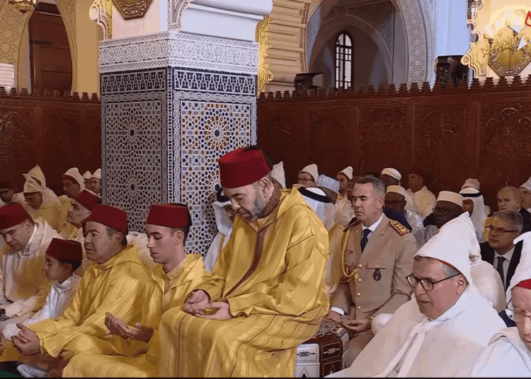 King Mohammed VI Performs Eid Al-Adha Prayer at Ahl Fès Mosque in Rabat