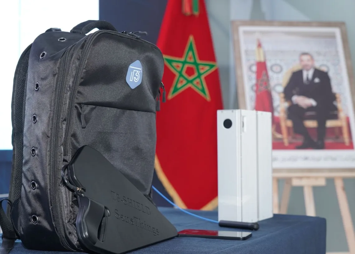 The Moroccan startup SensThings officially launched the production line of T3 Shield. Credit: Industrie du Maroc