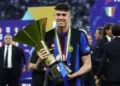 Inter president Beppe Marotta has admitted that Barcelona are monitoring Bastoni, though he insists the defender remains happy at San Siro. 