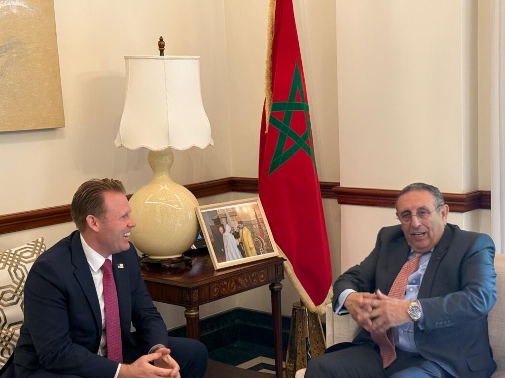 “This is a window onto the vitality, depth, and determination of an enduring friendship between Morocco and the United States,” Youssef Amrani said during today’s meeting.