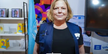 Mariana Alcalay, Education Program Specialist at the UNESCO Regional Office for the Maghreb in Rabat, described the office's structure and mission.