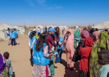 UN Human Rights Chief Volker Türk visit to the Al Afad IDP camp, in Sudan. AnthonyHeadley/OHCHR Photo
