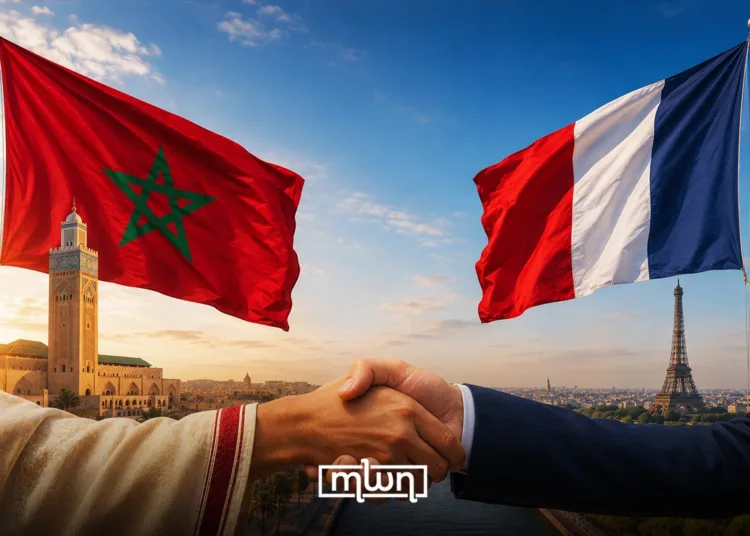 The image shows Morocco-France bilateral cooperation, reflecting ongoing partnership across cultural, institutional, and diplomatic fields.