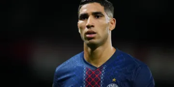 Achraf Hakimi has been included in Paris Saint-Germain’s squad for Saturday’s UEFA Champions League final against Arsenal, easing concerns over his fitness after his injury scare against Bayern Munich in the Champions League semi-final.
