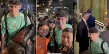 Bounou had already won over Mexican fans days earlier, when he stopped to take photos and sign autographs for children who had waited hours for the team’s arrival.